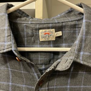 Faherty Flannel button down sport shirt